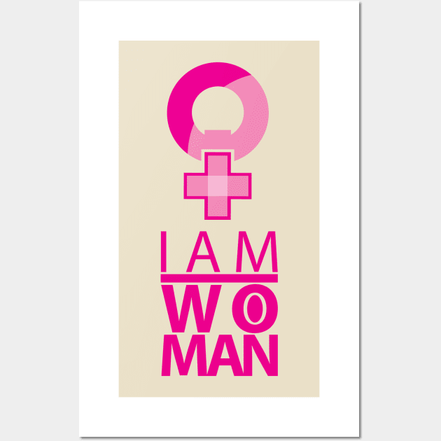 i am woman Wall Art by angsabiru